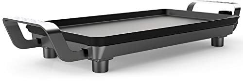 Taurus Steakmax 2500 - Plancha de asar. 2500W. Superficie placa 49 x 27 cm. Revestimiento antiadherente. Fácil limpieza. Control temperatura. Indicador de funcionamiento. Pies antideslizantes. Negro