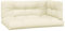 vidaXL Palettenkissen 3-TLG., Palettenauflage für Europaletten, Palettenpolster Palettensofa Outdoor Indoor, Sitzkissen Rückenkissen Seitenkissen, Creme Stoff