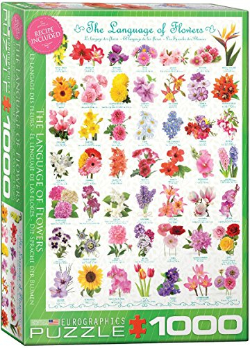 empireposter Sag's in der Sprache der Blumen - 1000 Teile Puzzle im Format 68x48 cm