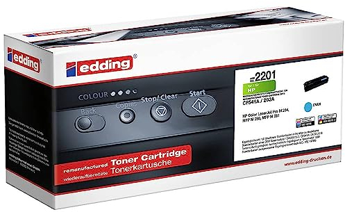 edding Toner ersetzt HP 203A (CF541A) Kompatibel Cyan 1300 Seiten EDD-2201 18-2201