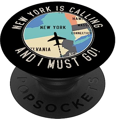 New York ruft an und ich muss nach New York State PopSockets Klebender PopGrip
