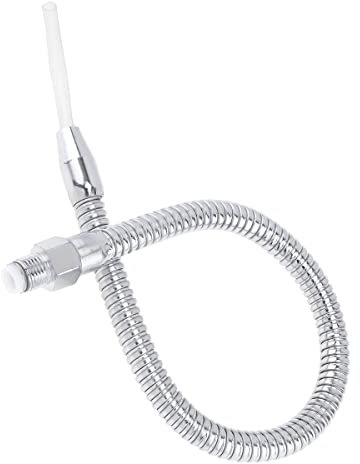 ChgImposs Metal Flexible Water Oil Cooling Tube with Round Head Nozzle for CNC Machine/Milling/Lathe (400MM, 1/4 Inch)