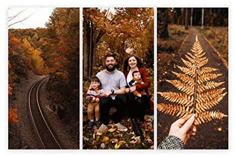 Leinwandbild, 3-teilig, My Friends Family Lovers Wedding Father & Sohn Fotodruck auf Leinwand, ungerahmt 30 x 60 x 3