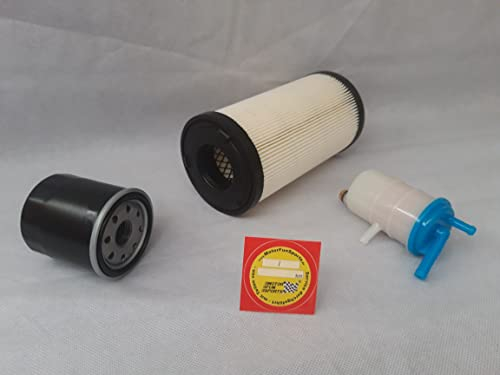 Filter - Set kompatibel mit Iseki SXG 216 mit Motor E269 Ölfilter, Luftfilter, Kraftstofffilter