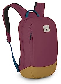 Osprey Arcane Small Day Unisex Lifestyle Backpack Allium Red/Brindle Brown O/S