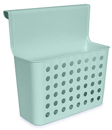 PracticDomus Cesta Colgante Organizadora Balance para Puertas de Armarios. Ideal Productos Limpieza (Verde)