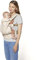 Ergobaby Omni Breeze Babytrage für Neugeborene ab Geburt bis 20kg, 4 Positionen SoftFlex Mesh Ergonomische Babybauchtrage Rückentrage Baby-Tragetasche, Natural Beige