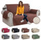 XINEAGE Sofa Überzug, Sofabezug 2 Sitzer Reversible, Wasserdicht Sofabezug, Sofaüberwurf, Sofa Möbel Protector, rutschfeste Sofabezüge für Hunde Haustiere (2 Sitzer, Kaffee)