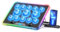 KYOLLY RGB Laptop Cooling Pad Gaming Laptop Cooler, Laptop Fan Cooling Stand with 13 Quiet Cooling Fans for 15.6-17.3 inch laptops, 9 Height Stand, LED Lights & LCD Screen, 2 USB Ports, Lap Desk Use