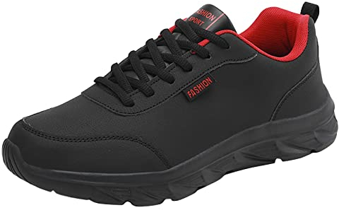 Stivali Uomo Scarpe Uomo estive Eleganti Blu Scarpe Uomo Tela estive Stivali Uomo Pelle di Serpente 2023 Sneaker Donna 5-Rosso 8.99