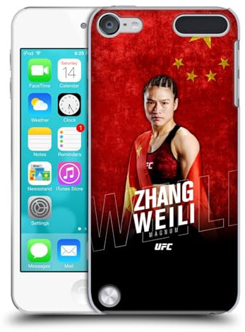Head Case Designs Offizielle UFC Flagge Chinas Zhang Weili Harte Rueckseiten Handyhülle Hülle Huelle kompatibel mit Apple iPod Touch 5G 5th Gen