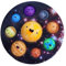 8 Planeten Bubble Sensory Fidget Toy, Zappeln Spielzeug, Angst Relief Finger Toys Autismus for ADHS Squeeze Toys.(Weltraum-Thema ) (Bunte Modelle)