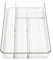 Dial Industries Small Cutlery, Utensil, Silverware Kitchen Drawer Organizer Tray, Clear