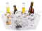 Dmnnlp Grand seau à glace en acrylique de 6 L, seau à vin, champagne, seau à glace pour fêtes, barbecue, fête en plein air, pique-nique, parfait pour la bière, le vin, le jus, le cidre – Transparent