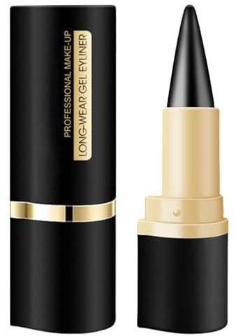 Gel Eyeliner Waterproof À Séchage Rapide - Stylo Noir Effet Tatouage Pour Les Yeux - Crayon Mat