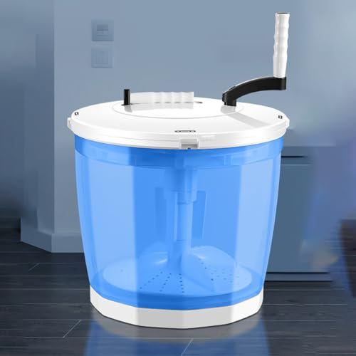 MZBDYYF Shoe Washing Machine - Portable, Manual 2 in 1 Compact Clothes Spinner for Home Use