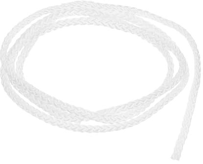 sourcing map Cord Loop for Window Shades, 2.5mm 2Ft Nylon Satin Cord Window Blind Looped String Braided Lift Shade Cord for Pleated Shades Blind Shade DIY, White