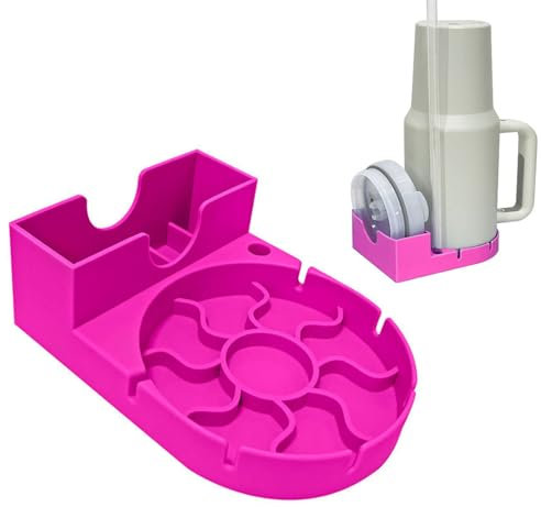 XINCHENG Bottle Drying Rack for Stanley Cup, Silicone Stanley Cup Rack, Stanley Cup Stand, Silicone Holder Stand for Water Bottle, Tumblers, Cups, Mugs, Glasses