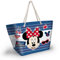 Disney Minnie Maus Summer-Soleil Strandtasche, Blau, 52 x 37 cm
