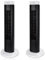 Aigostar Ben Tower Fan Quiet, Energy-Saving Column Fan with Timer, up to 103.6 m/min Tower Fan, 85° Oscillation 3 Speed Levels, 45 W Tower Fan, Pack of 2