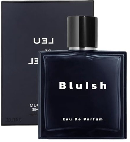 Bluish Eau de Toilette für Herren, Eau de Parfum, luxuriöser holziger, aromatischer Duft, Parfümspray, 100 ml