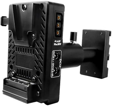Alvin's Cables ALVINS V-MOUNT BATTERY TO BP-U Plaque d'adaptateur de conversion de batterie pour Sony PXW-FX9 FX6 FS7 FS5, PMW-300K1 PMW-EX1, remplacer BP-U90/U96/U60/U30