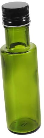 Hemobllo Bouteille D'huile D'olive En Verre 100 Ml Ronde Bouchon Hermétique, Bouteille Compacte Résistante, Pour Huile D'olive Et Huile De Camélia, Portable Cuisine Et Voyage,