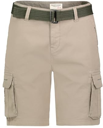 Eight 2 Nine Herren Cargo Shorts | Baumwolle | Regular Fit | unifarben | wärmend | Reißverschluss | casual-Style | ideal für Streetwear