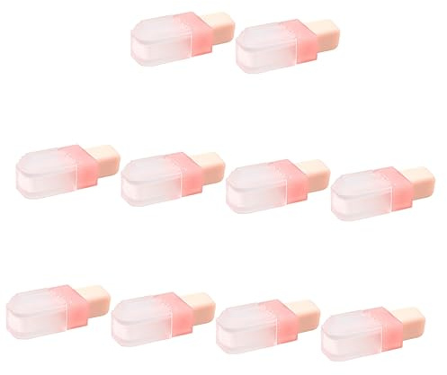 WRITWAA 10 Stück Befüllbare Lipgloss Tuben aus Abs Transparent 5ml Tragbar für Reisen für Lipgloss und Lippenöl