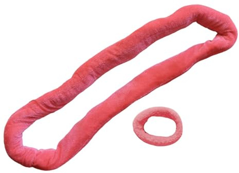 Aymzbd Reifen Handschlaufe, Schlaufe, Schlaufe, Schwerlast, 16 Zoll, Fitnessgerät, Professionell für Tanz, Krafttraining, Hängematte, Wassermelonenrot