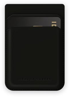 IDEAL OF SWEDEN MagSafe-Kompatibler Kartenhalter Schwarz, Mit 2 Kartenfächern – Sicherer Halt, Schlankes Design Kompatibel Mit Allen MagSafe-Hüllen Und iPhones