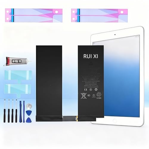 RUIXI - Batteria compatibile per iPad Pro 9.7/Pro 10.5 1st/Pro 10.5 2nd/Pro 10.5 3rd + strumenti gratuiti (per iPad Pro 9.7)