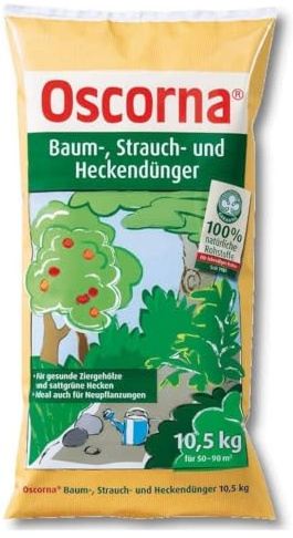 Oscorna Baum-, Strauch- und Heckendünger, 10,5 kg von Heinrichs Agrar aus der Layenmühle