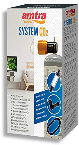 Amtra Co2 Système avec Compte-Bulles pour Aquariophilie