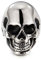 Beydodo VintageTitan Ring Männer Totenkopf Schädel Freundschaftsring Silber Ring Punk Größe 60 (19.1)
