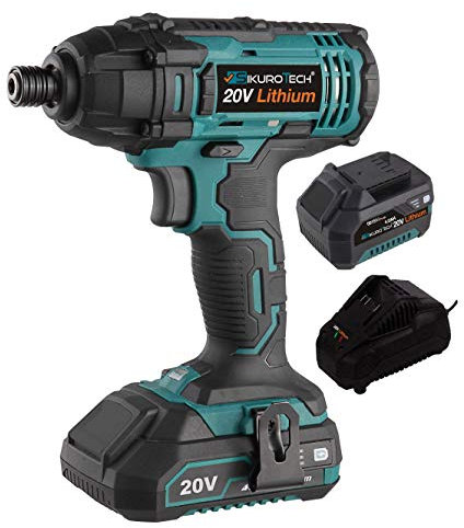 Avvitatore ad impulsi Sikurotech 00102 20V Li-Ion + 2 batteria 4.0Ah e caricabatterie