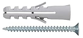 Tasselli in nylon Ø 5 x 25 senza collarino con viti TPS 4,0 x 30-25 pz.