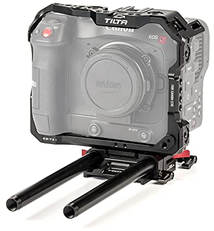 (Black) Tilta TA-T12-A-B Camera Cage Lightweight Kit für Canon EOS C70 Kameraraum Kamera käfig