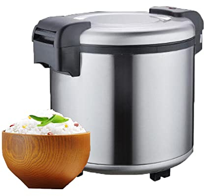 High-efficiency heat preservation rice cooker, commercial rice cooker, non-stick inner pot, stainless steel, large capacity 23L,suitable for restaurants/restaurants/canteens/households