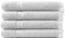 Zestri Frottier Gästehandtuch 4er-Set | Weiß 30x50 | 100% Baumwolle 500g/m² | Öko-Tex Standard 100 Handtuch Gästetuch