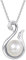 FANCIME Damen Halskette mit Schwan Symbol Anhänger Kette aus 925 Sterling Silber mit Natürlicher Süßwasser Perlen Edelstein Juni Geburtsstein Schmuck für Mädchen, 40 + 5 cm Extender