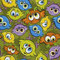 HEKO PANELS Oxford Wasserdichte Meterware Canvas Polyester Zum Nähen Nähstoffe Möbelstoffe Dekostoffe Wasserabweisend Blickdicht Kinder Vögel Bunt 2 Meter 155 x 200 cm