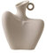 Weibliche Körpervase Weibliche Form Bum Vase für Dekor Gesicht Vase für Blumen Kopf Vase Keramik Vase Weiß Vase für Pampas Gras Schlafzimmer Dekor Wohnzimmer Wohnkultur Zubehör Pampasgras Vase
