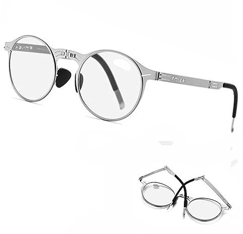 COKYIS Gafas De Lectura Fotocrómicas Gafas De Sol Plegables Gafas Presbicia para Hombres Y Mujeres Gafas De Ordenador Retro Portátiles Anteojos Redondo (Size : 2.5)