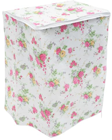 SOLUSTRE 1pc Washing Machine -ply Peva Protector for Standard Washers Random Design Stylish Protector for Home Decor Appliance Safety