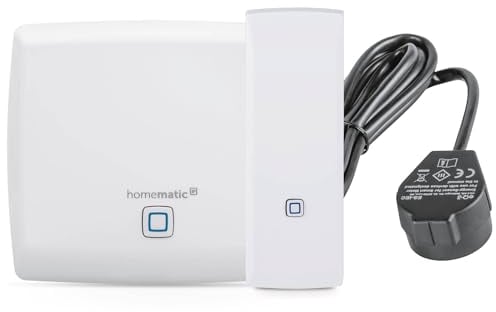 Homematic IP Access Point, Smart Home Gateway mit kostenloser App und Sprachsteuerung über Amazon Alexa + Smart Home Schnittstelle für Smart Meter, Stromverbrauch messen