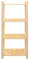 Set di 2 scaffali in legno per lo stoccaggio di dimensioni 33x89x178 cm - Scaffali a 4 livelli per casette, garage- Scaffali per garage, scaffale in legno per lo stoccaggio - Timbela M640-1