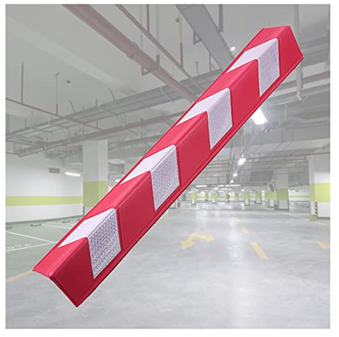 CASEGO Parkplatz-Eckenschutz, L-förmiger Eva-Schaumstoffstreifen-Eckenschutz, geeignet für Autostoßstangen, Garagen (Rosso 20pcs)