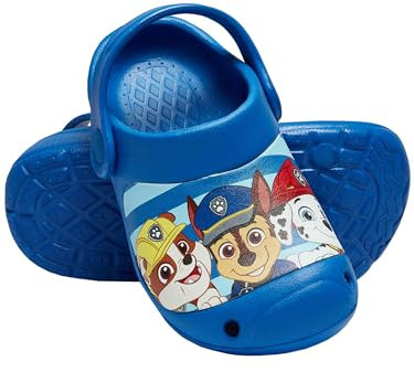 PAW PATROL Schuhe Jungen | Chase, Marshall Und Rubble Sommerschuhe Kinder | Sandalen Für Jungen | Offizielle Merchandising | Blau | 24