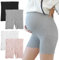 AOOPOO Lot de 4 Culottes de Maternité pour Femme sous-vêtements de Grossesse Taille Haute Réglable Boxer Short sous Robe Panty Anti-frottement Cuisse Legging Court Grossesse pour Femme Enceintes